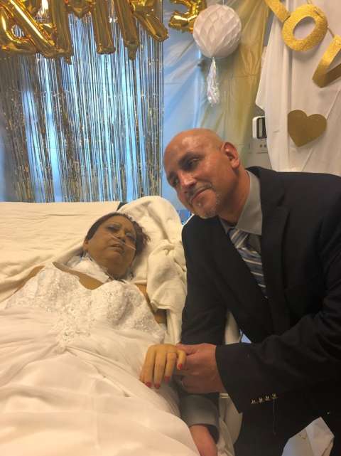 A 3WP wedding couple