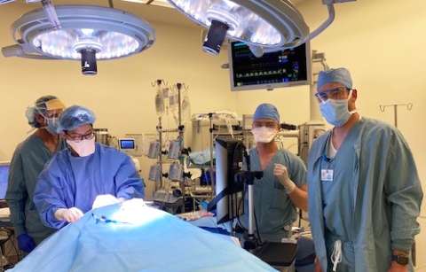 Liver Transplant Fellowship in an operating room.