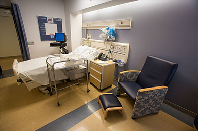 Postpartum Room - Used for recovery and bonding