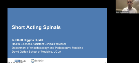Presentation Screen of Dr. Elliot Higgins' Grand Rounds