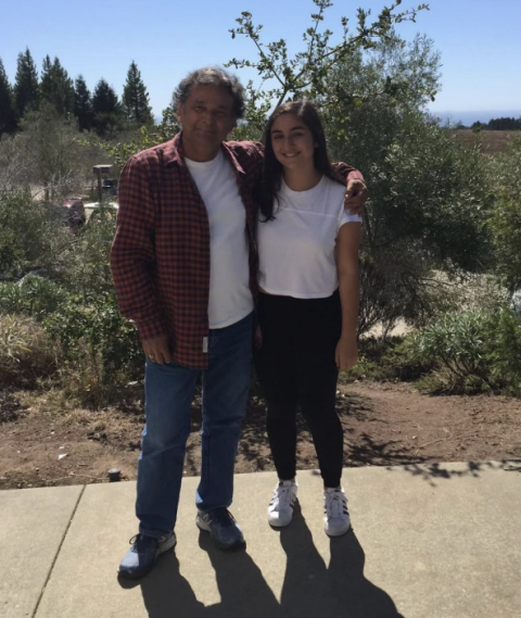 Tara Marashi and her dad