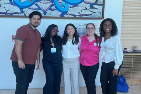 Enrique, Felicia, Uyen, Laura, and Dami