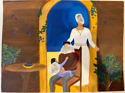 Painted by Emily Jiang