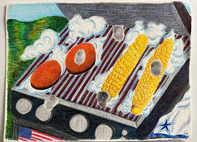 Painted by Apurva Chaturvedi