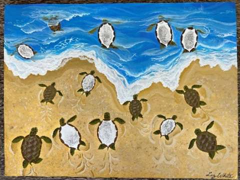 Painted by Liz White