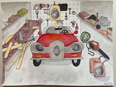 Painted by Ashley Tang