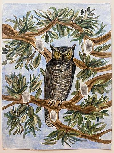 Painted by a guest volunteer artist 