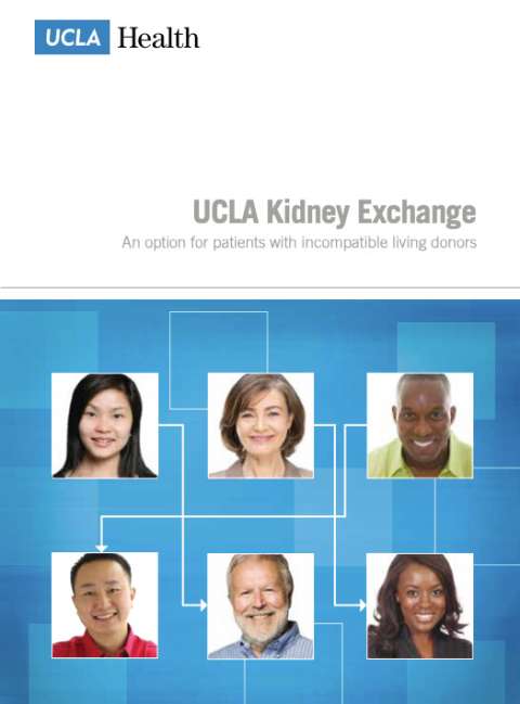 UCLA Kidney Exchange brochure