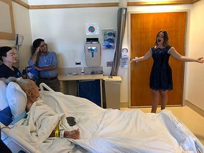 SMH Geriatrics: Broadway performance in the hospital room (April 2019)