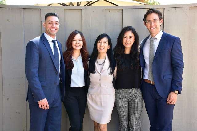 Group photo of Pain Program Fellows with Dr. Pham