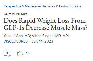 Does Rapid Weight Loss From GLP-1s Decrease Muscle Mass?