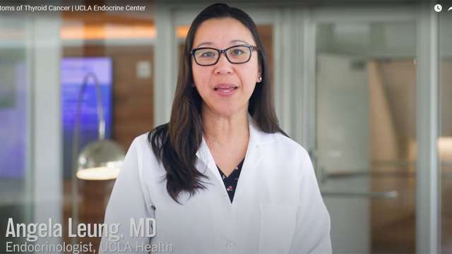 What are thyroid cancer symptoms? In this video, UCLA Health endocrinologist Angela Leung explains.