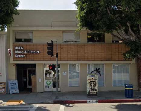 1045 Gayley Avenue Entrance to UCLA Health Blood & Platelet Center