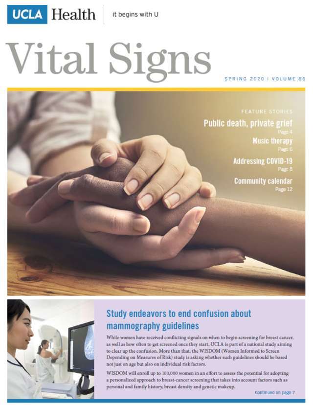 Vital Signs Spring 2020 Cover