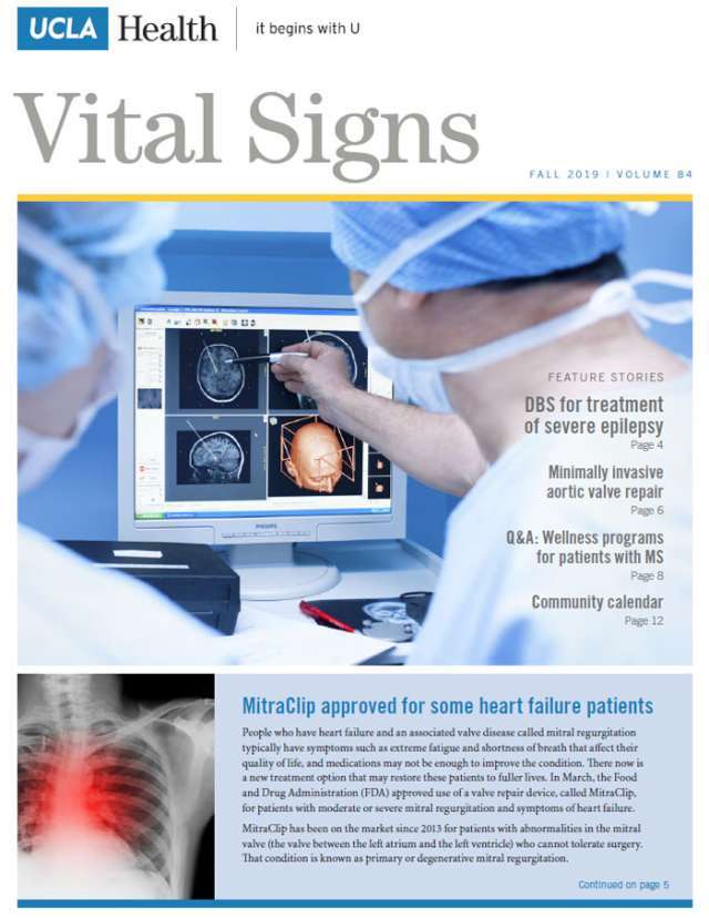 Vital Signs Fall 2019 Cover