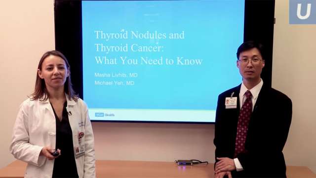 UCLA endocrine surgeons Michael Yeh, MD, and Masha Livhits, MD, discuss the latest strategies to diagnose thyroid nodules and best practices for treating thyroid cancer.