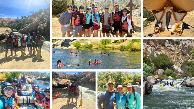 2025 CRNA Rafting Trip Collage