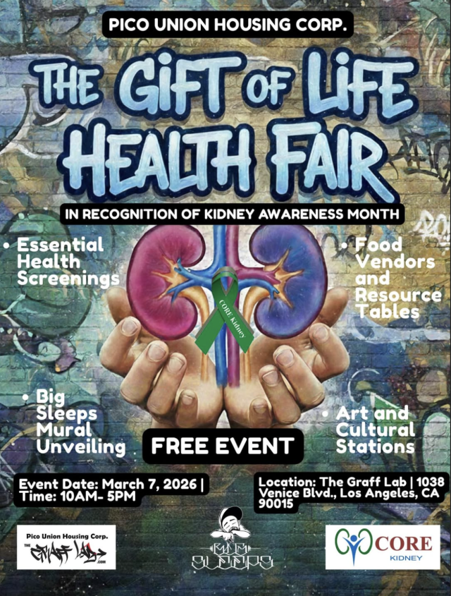 Gift of Life Health Fair Flyer