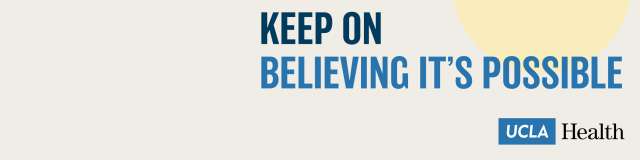 Linkedin Banner that says "Keep on believing its possible" with the UCLAH logo