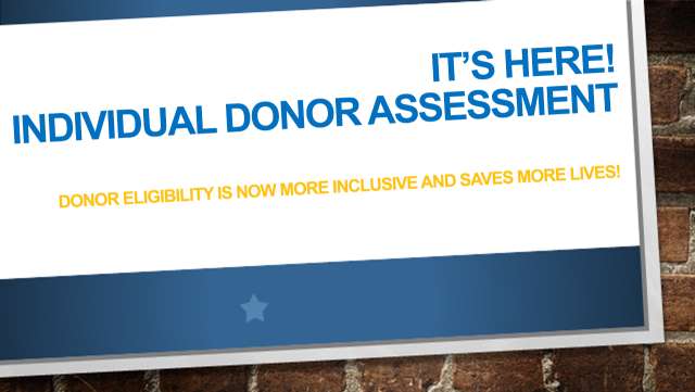 Individual Donor Assessment Banner