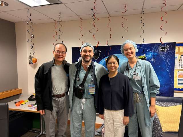 Dr. Yan with group during China rotation visit