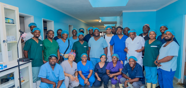 Group in the Hospital
