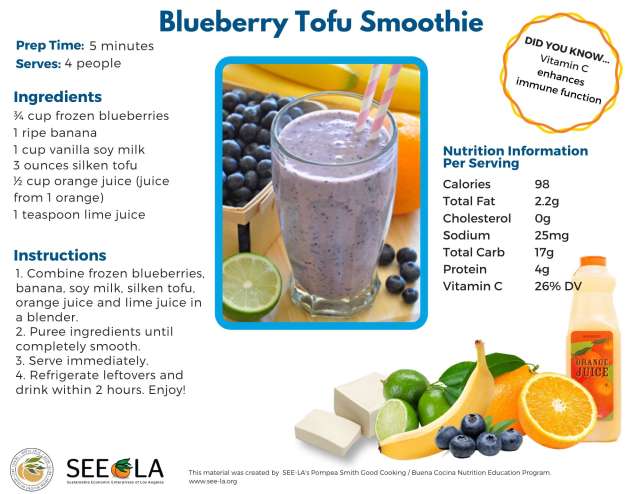 Berry Tofu Smoothie recipe in English
