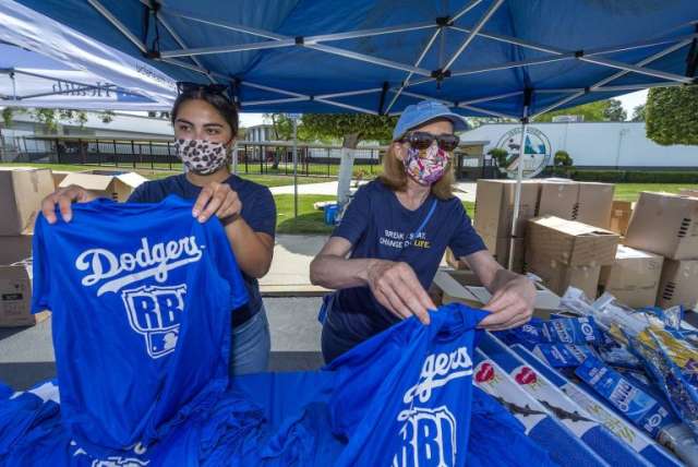 UCLA Health partners with AHA, Dodgers Foundation, Lakers and more to provide for families during pandemic