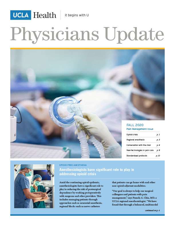 Cover of Physicians Update Fall 2020
