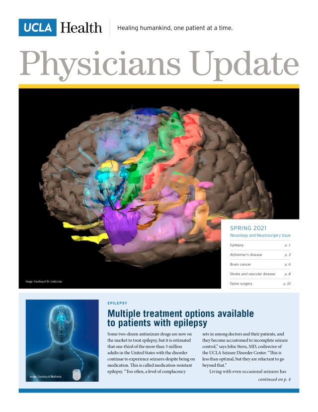 UCLA Health Physicians Update Cover - Spring 2021