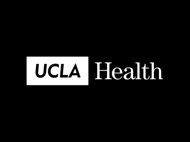 UCLA Health logo white on black
