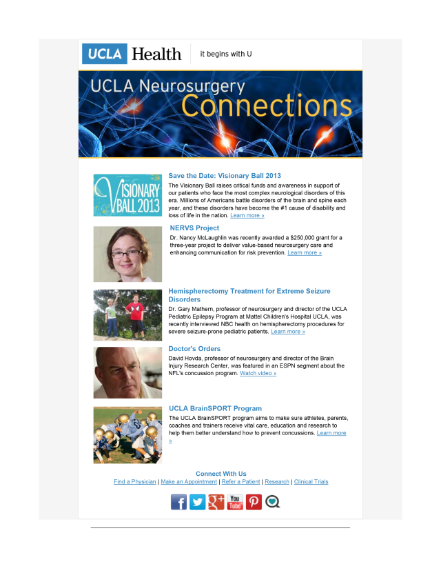 UCLA Neurosurgery Connections - Volume 3