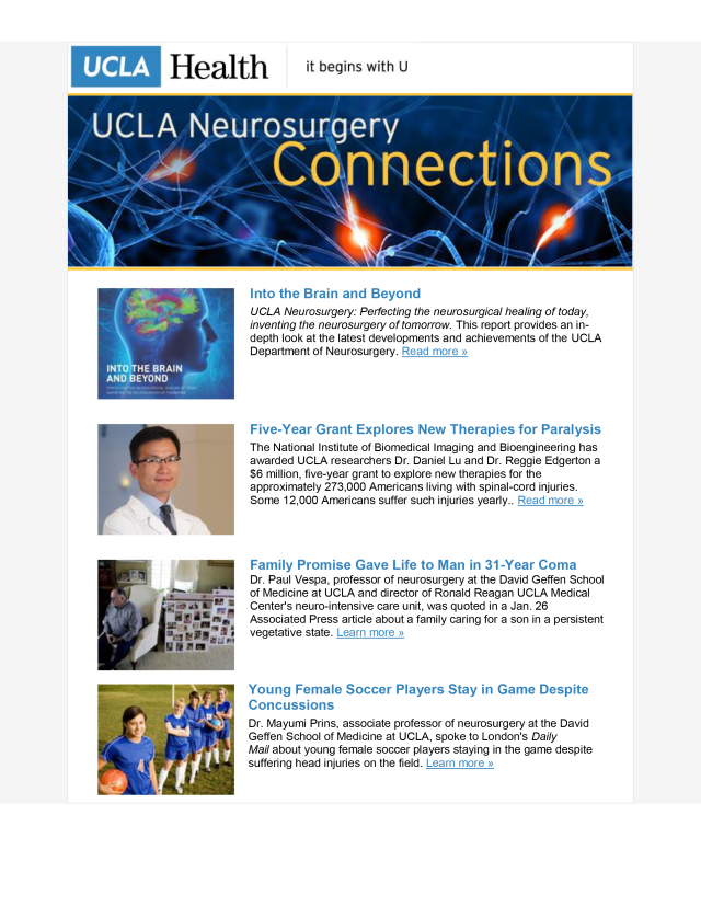 UCLA Neurosurgery Connections - Volume 4