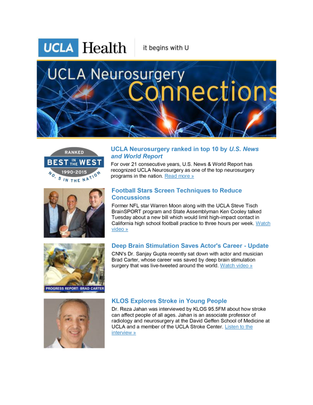 UCLA Neurosurgery Connections - Volume 7