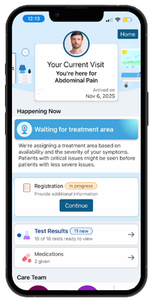 UCLA Health mobile view - home