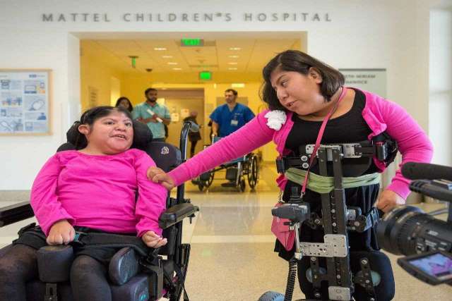 Twins Teresita and Josie Alvarez