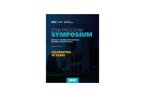 cover of the STAR symposium booklet