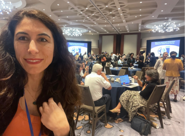 Laleh Jalilian, MD, at conference