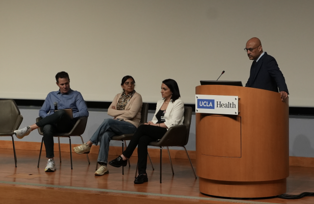 Dr. Rastogi and panelists at FSGS day