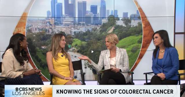 Dr. Folasade P. May Discusses Colorectal Cancer Showing Up in Younger Patients - CBS News Interview