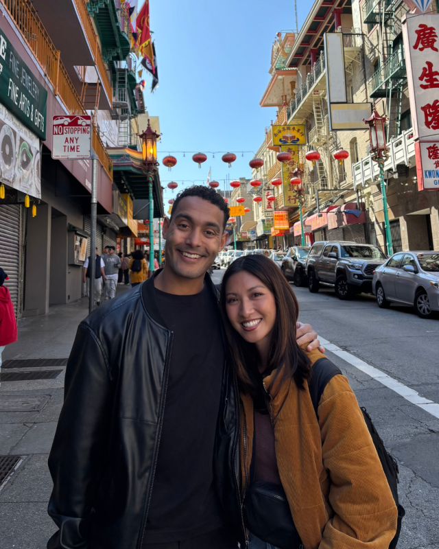 DAPM Resident Physician, Justin Mitchell, CA-2 with girlfriend in city