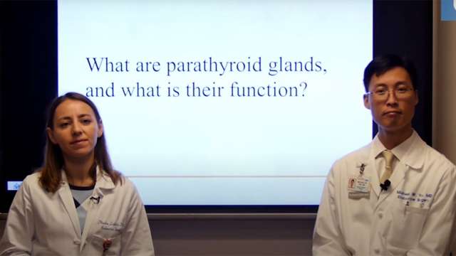 UCLA endocrine surgeons Michael Yeh, MD, and Masha Livhits, MD, discuss hyperparathyroidism.