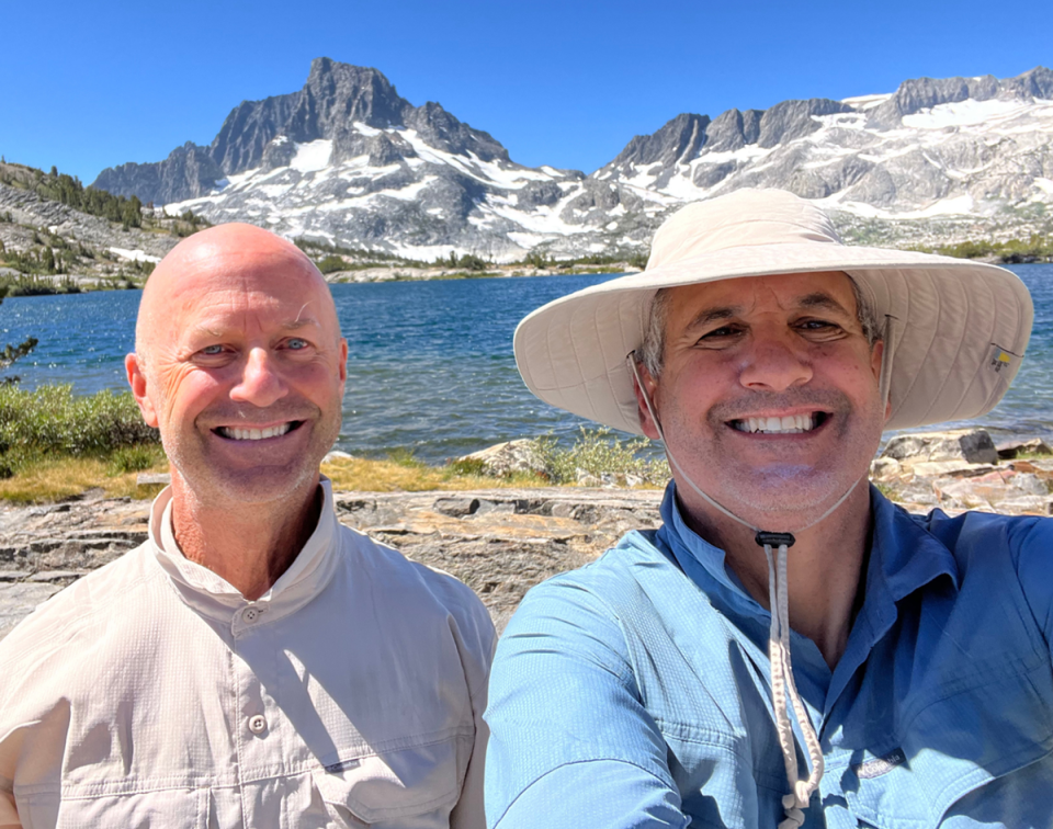 Michael Teitell and Steve Teitell on John Muir Trail