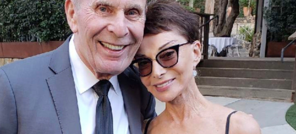 Tony and Ava Farentino smiling together at a formal event