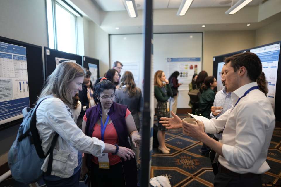 Young cancer scientists attend the 2024 UCLA Health Cancer Center Symposium