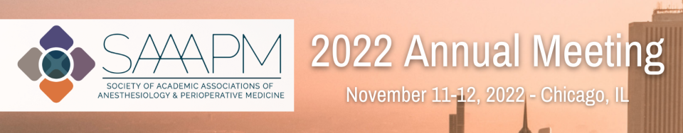 SAAAPM 2022 Banner