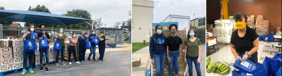 UCLA Health community events banner featuring diverse individuals engaging in health and wellness activities.
