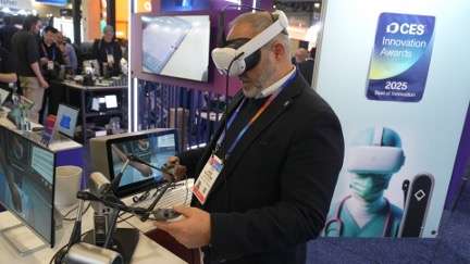 Immersive VR training tools gave clinicians hands-on experience with surgical procedures using haptic feedback