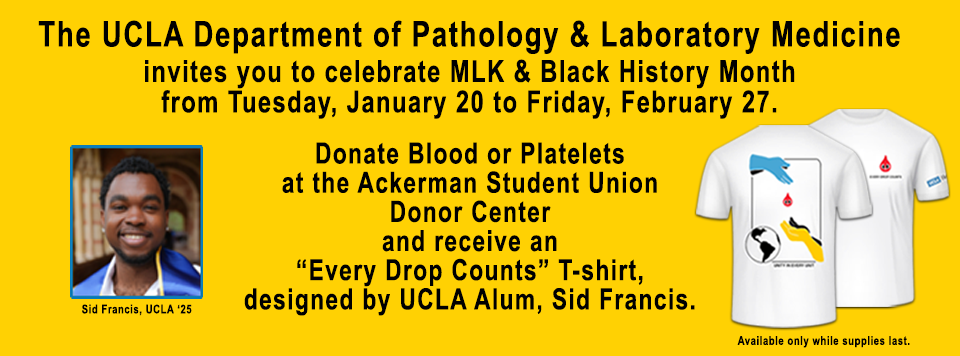 Celebrate MLK & Black History Month at the Ackerman Student Union Donor Center