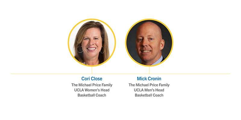 Cori Clouse and Mike Crohin headshots for Building Winning Teams event.